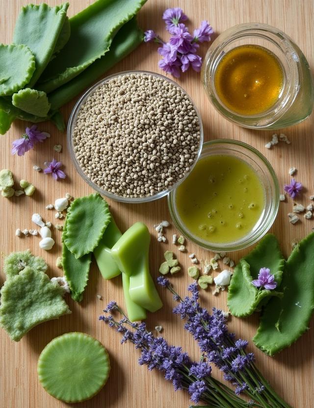 Ingredientes orgánicos naturales y frescos